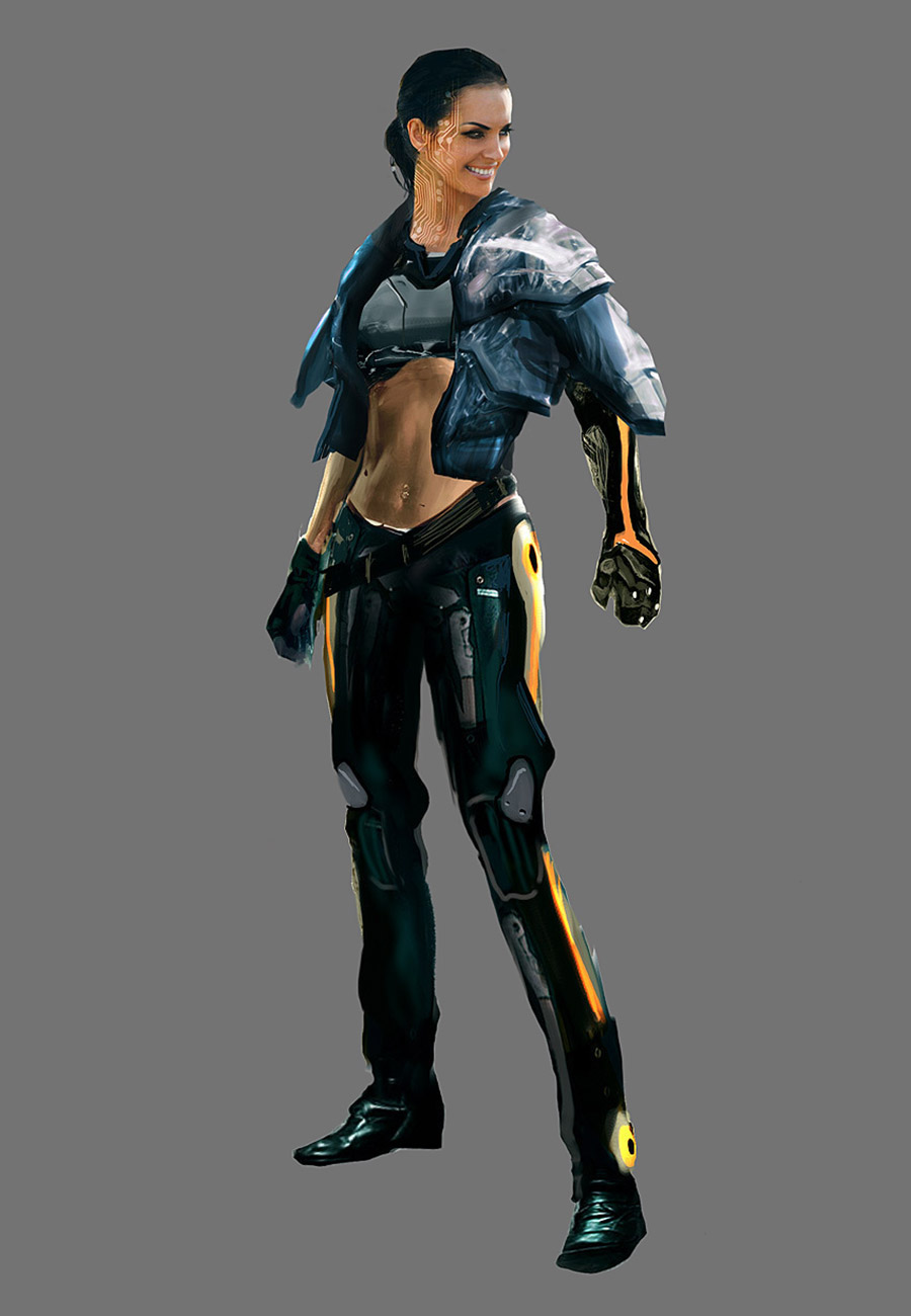 Nilin Early Design Art from Remember Me
