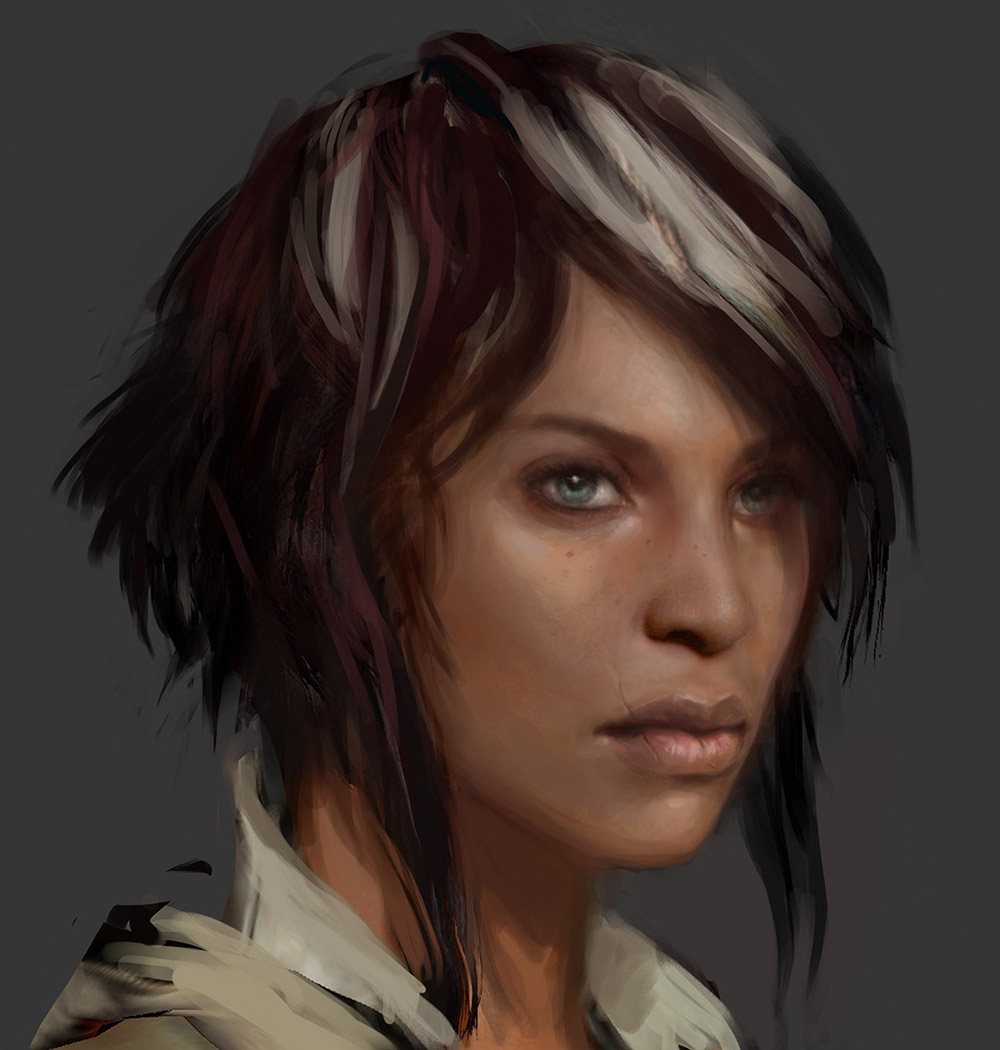 Nilin Face Side Art from Remember Me