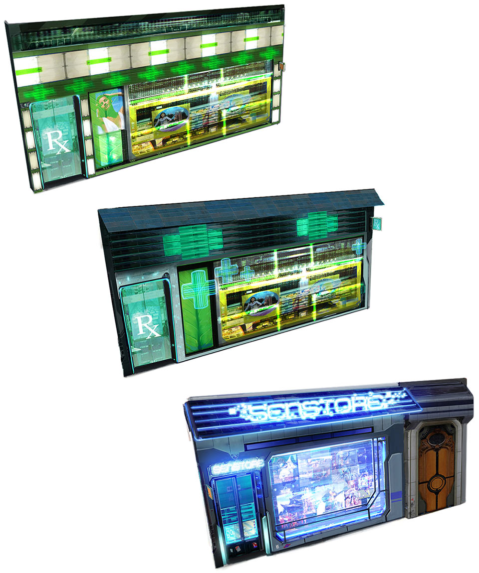 Storefronts Art from Remember Me