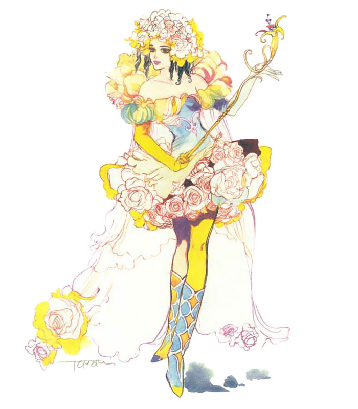 Princess White Rose Art from SaGa Frontier