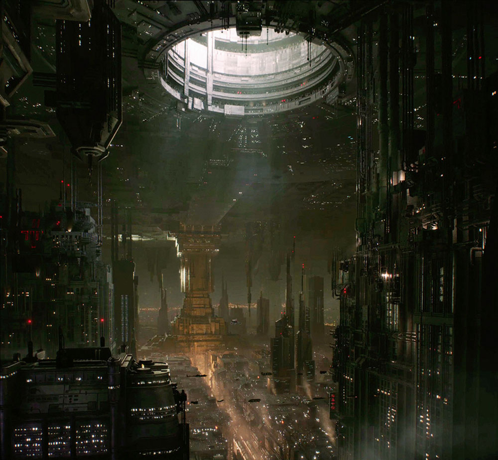 Coruscant Underworld Art from Star Wars 1313