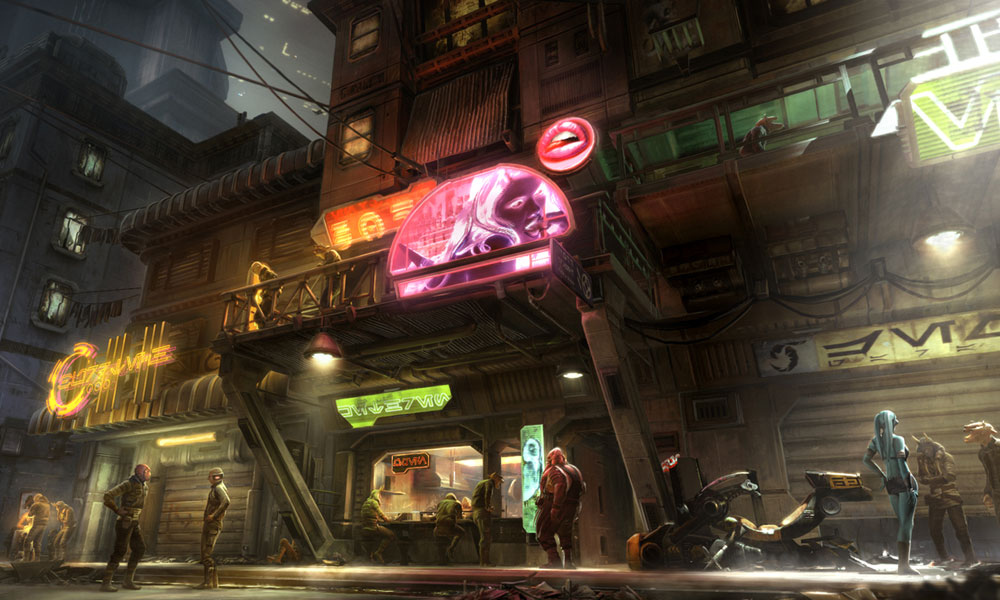 Food Shop Art from Star Wars 1313