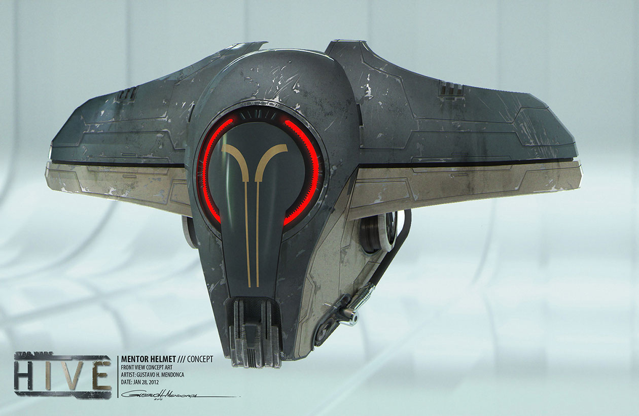 Mentor Helmet Art from Star Wars 1313