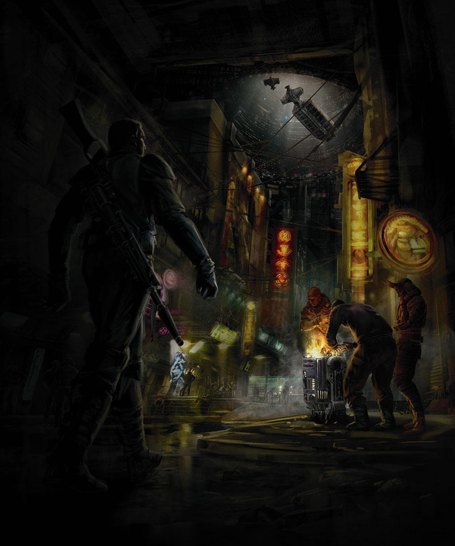 Ship Descent Art from Star Wars 1313