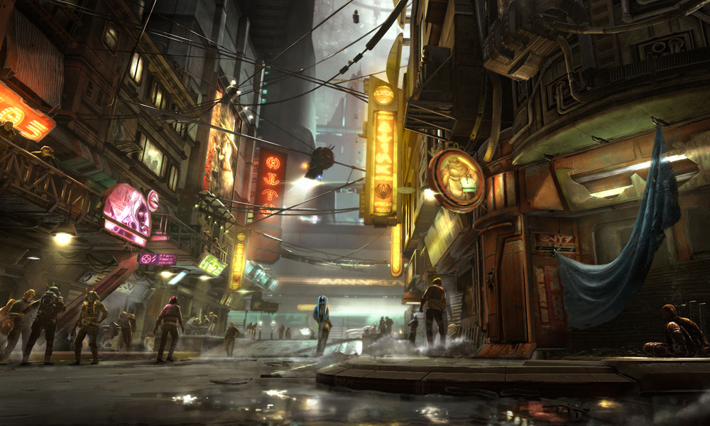 Street Corner Art from Star Wars 1313