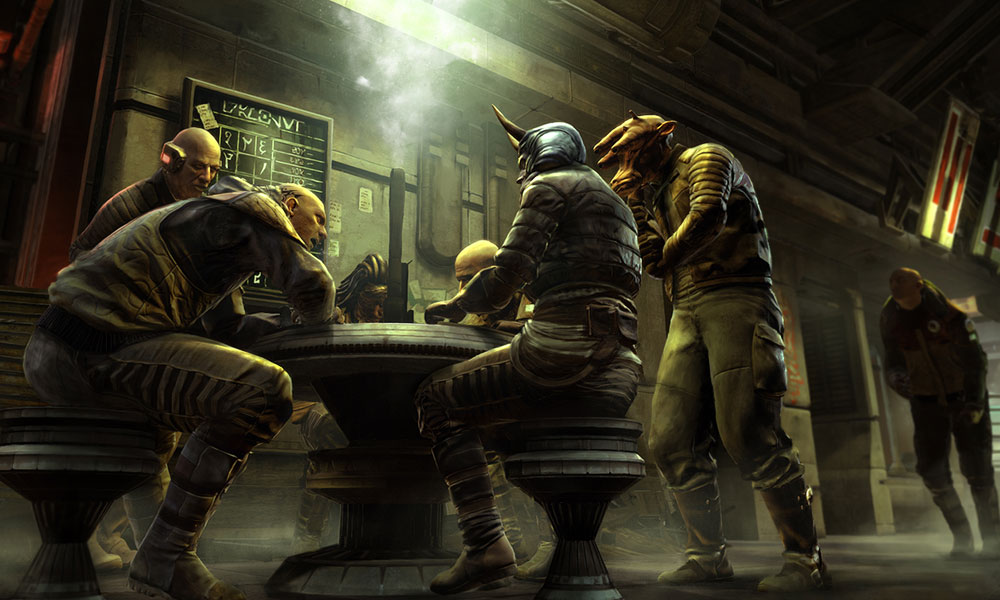 Table Discussion Art from Star Wars 1313