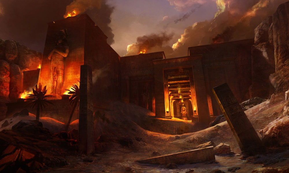 Egypt Ruins Art from The Secret World