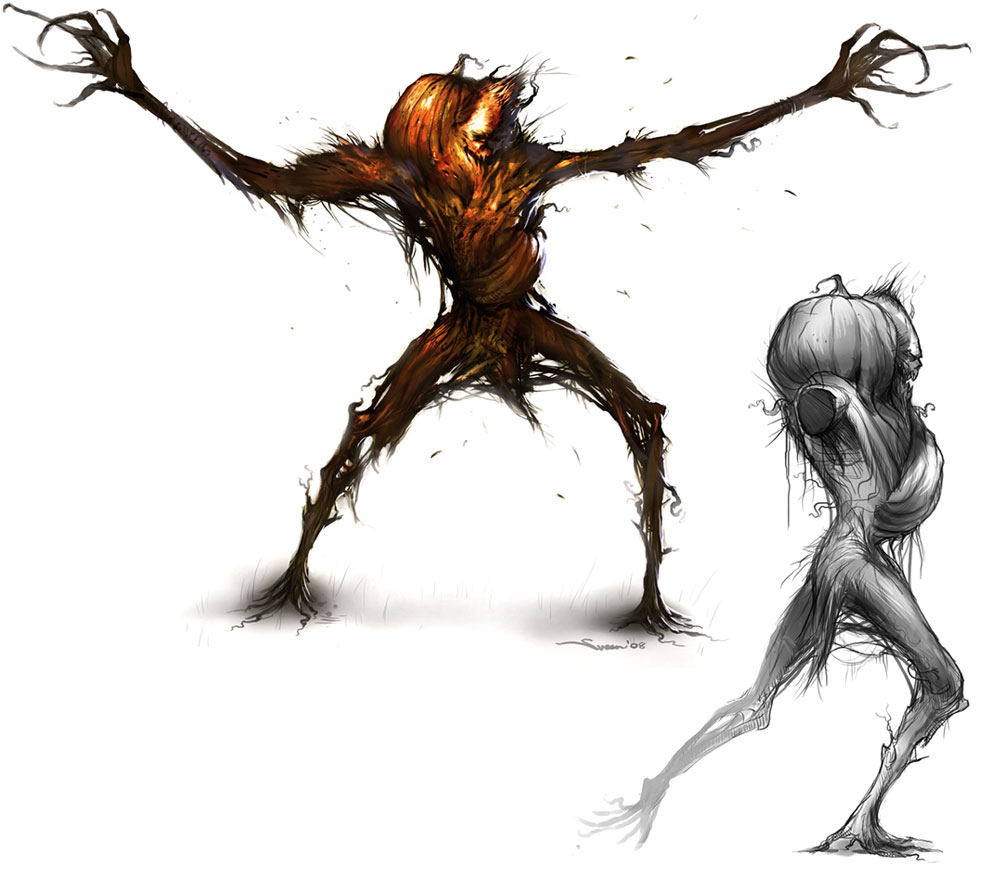 Jack-o'-lantern Art from The Secret World