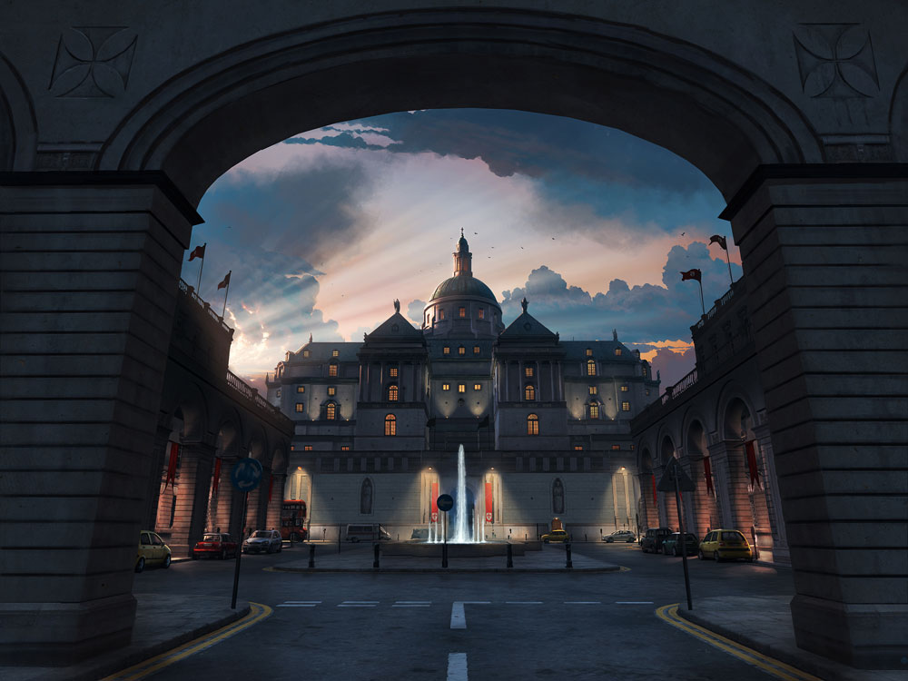 Templars HQ Art from The Secret World