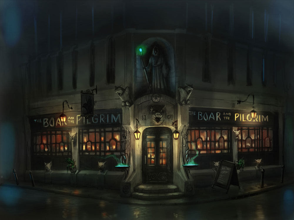 The Boar and the Pilgrim Art from The Secret World