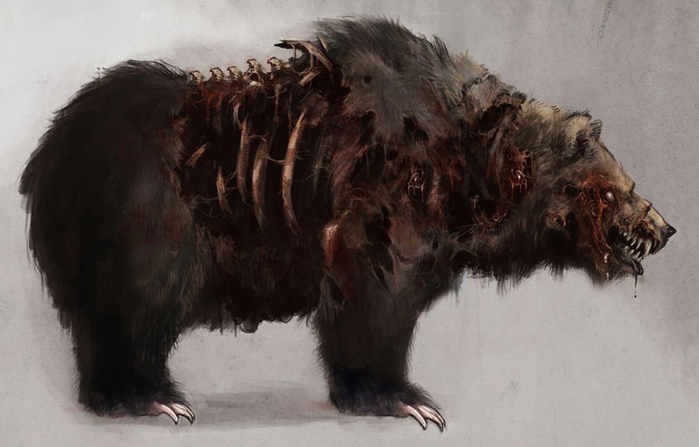 Zombie Bear Art from The Secret World