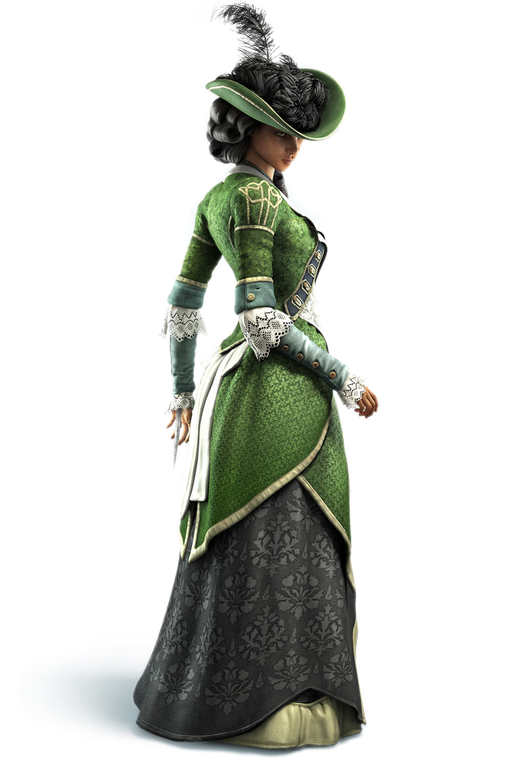 Aveline Aristocrat Guise Art from Assassin's Creed III: Liberation