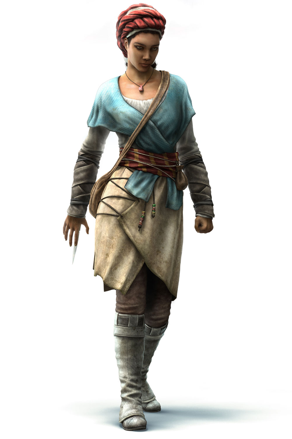 Aveline Servant Guise Art from Assassin's Creed III: Liberation