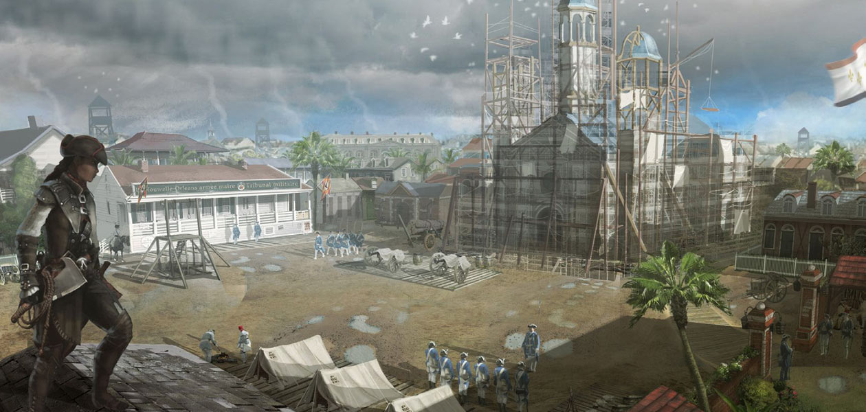Building Construction Art from Assassin's Creed III: Liberation