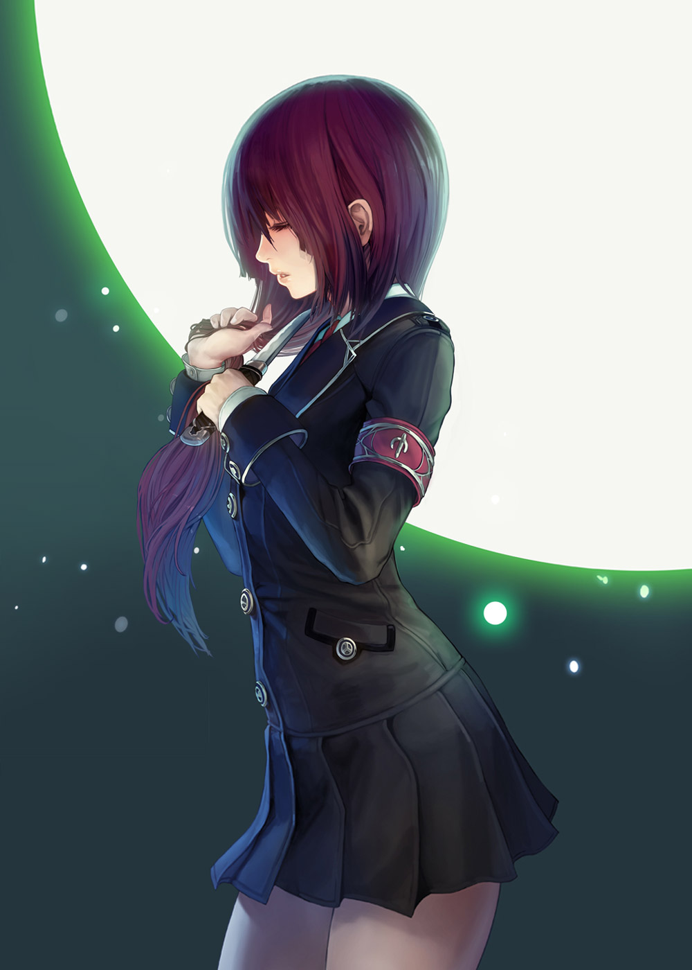 Botan in Moonlight Art from Akai Katana