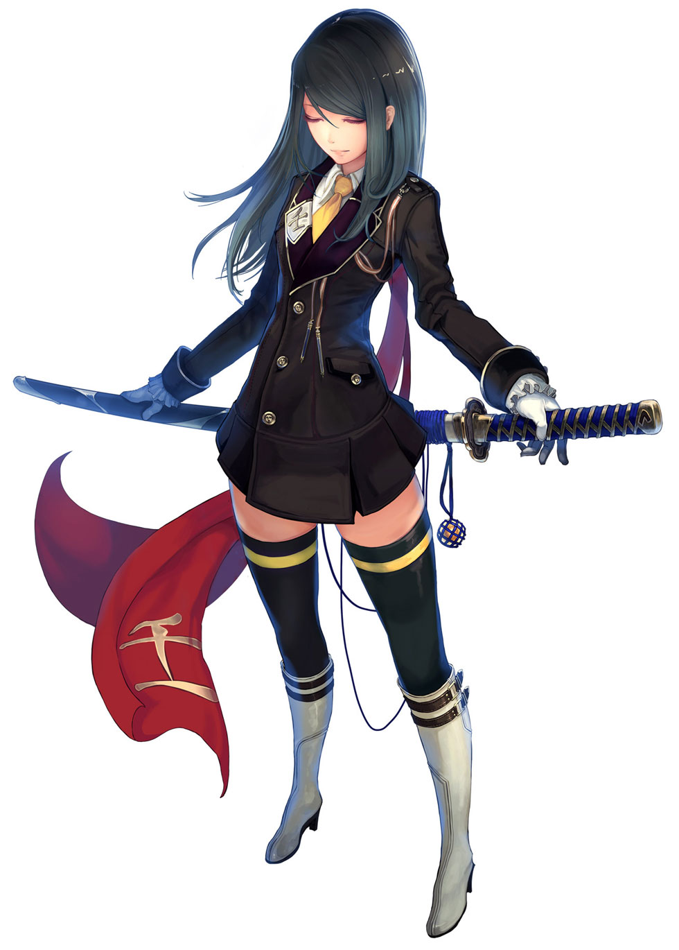 Botan Saionji Art from Akai Katana