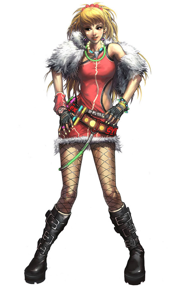 Female Character Design from All Points Bulletin