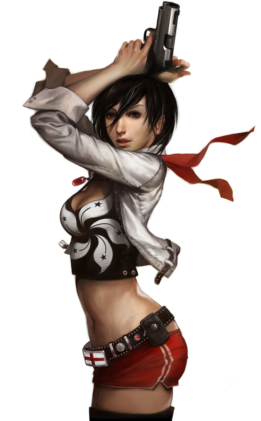 Girl Concept Art from All Points Bulletin
