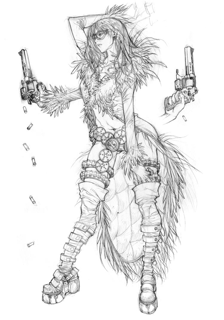 Sofia Sketch from All Points Bulletin