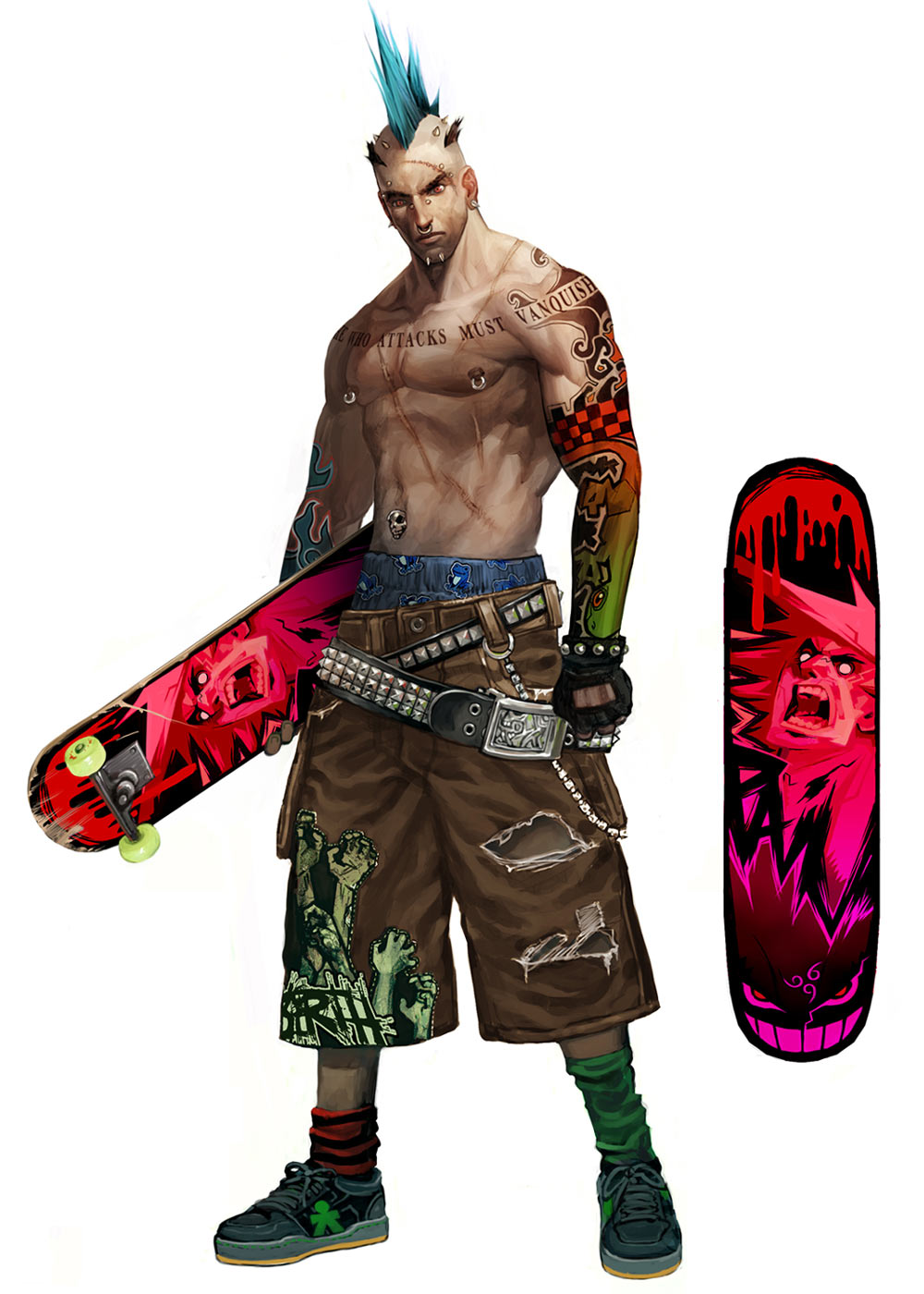 Zombie Art from All Points Bulletin