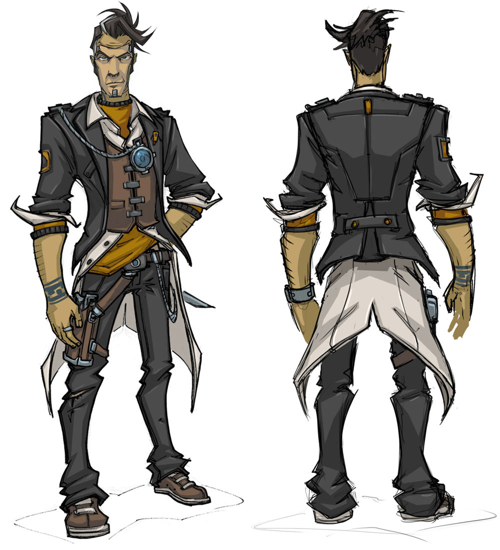 Handsome Jack Art from Borderlands 2