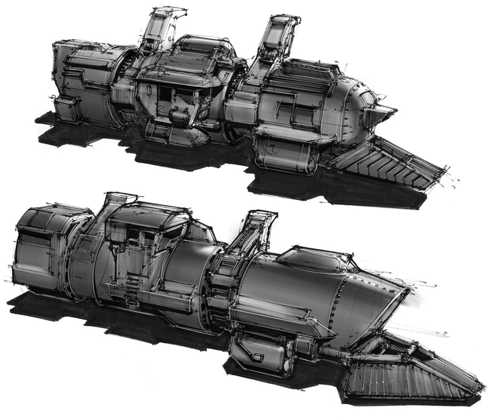 Lynchwood Train Art from Borderlands 2