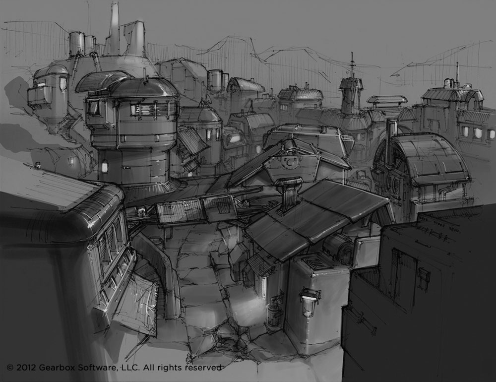 Sanctuary Art from Borderlands 2