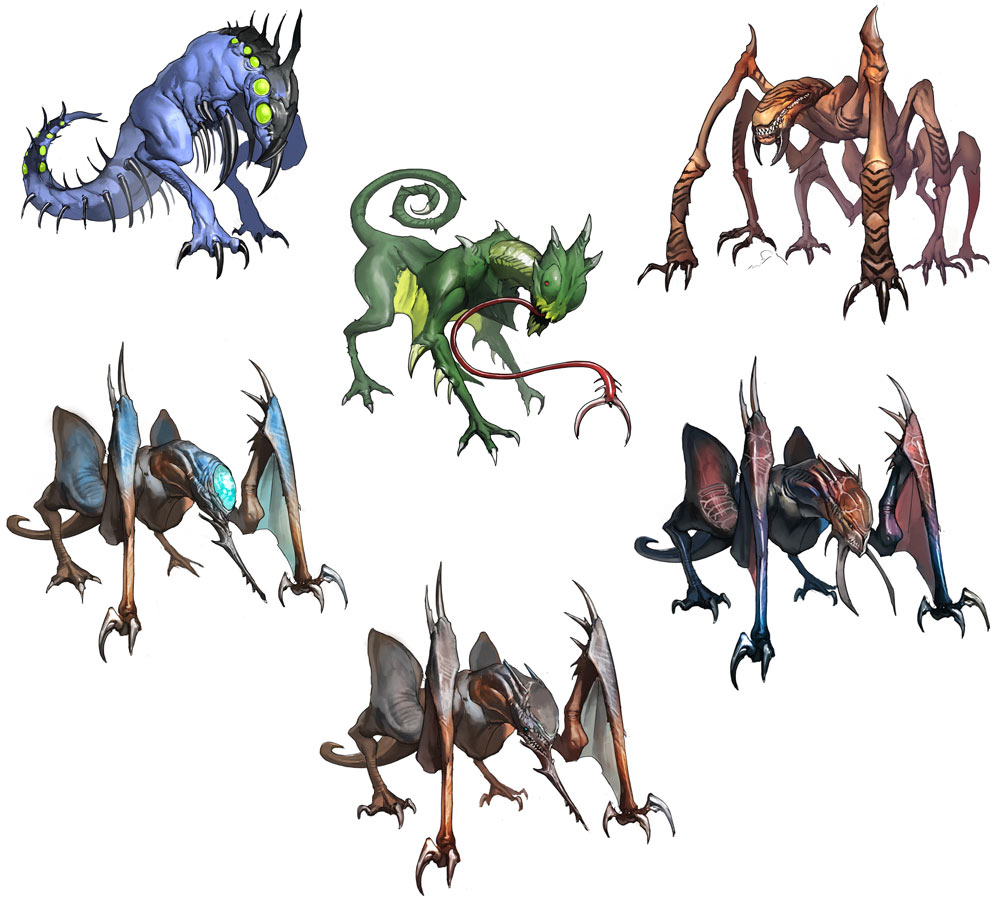 Stalker Concept Art from Borderlands 2