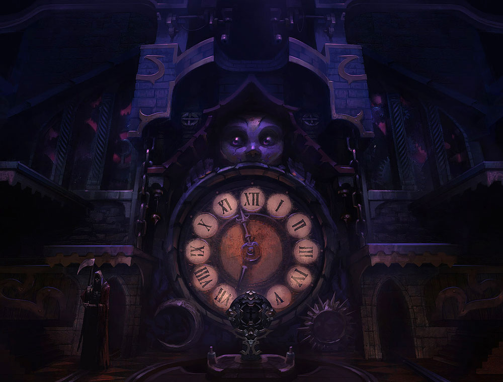 Clock Room Art from Castlevania: Lords of Shadow - Mirror of Fate