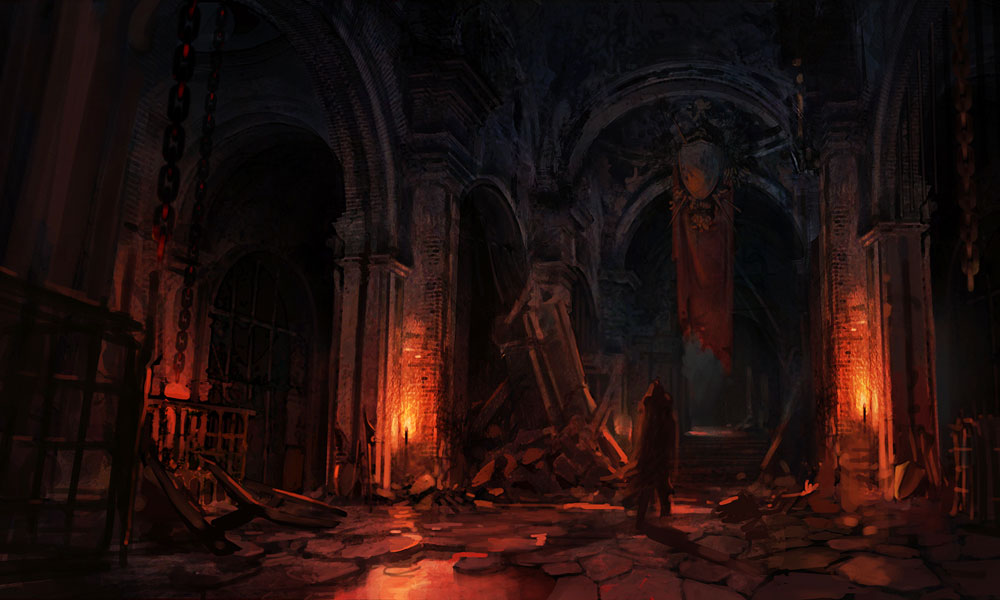 Guard Room Art from Castlevania: Lords of Shadow - Mirror of Fate