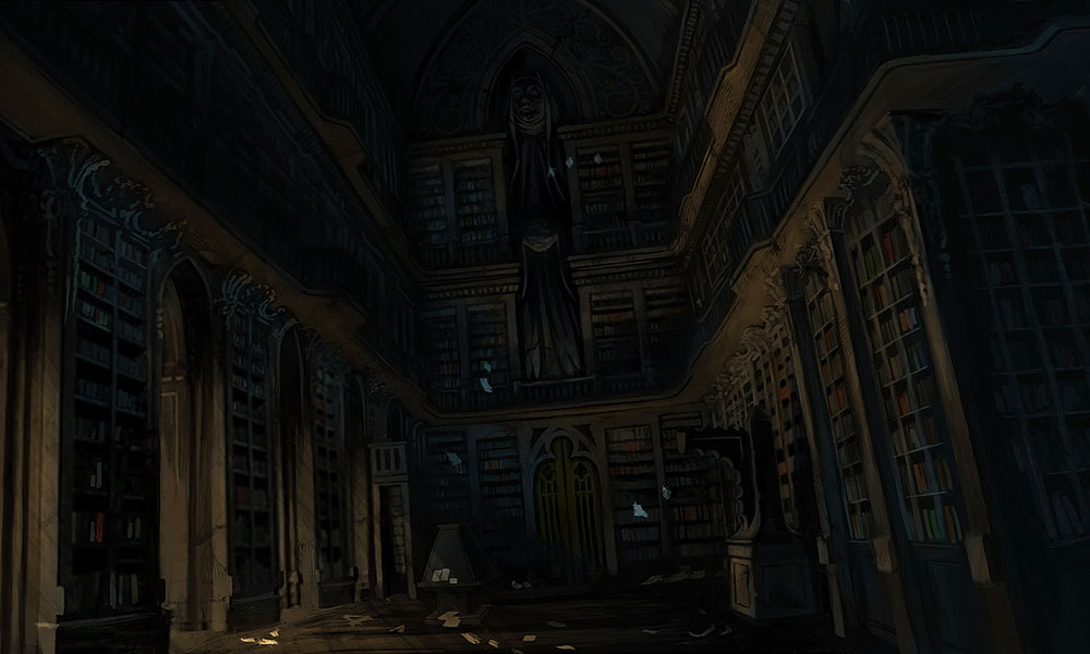 Library Art from Castlevania: Lords of Shadow - Mirror of Fate