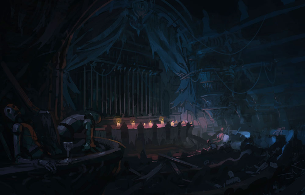 Theatre Refectory Art from Castlevania: Lords of Shadow - Mirror of Fate