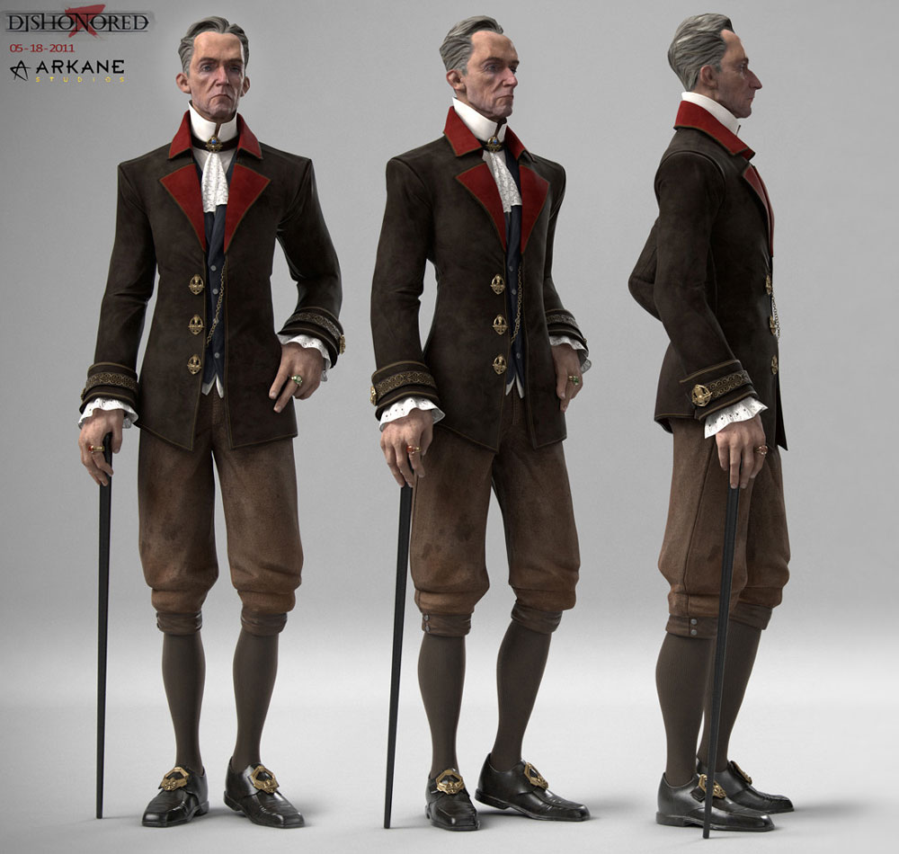 Cinematic Trailer Character Art from Dishonored