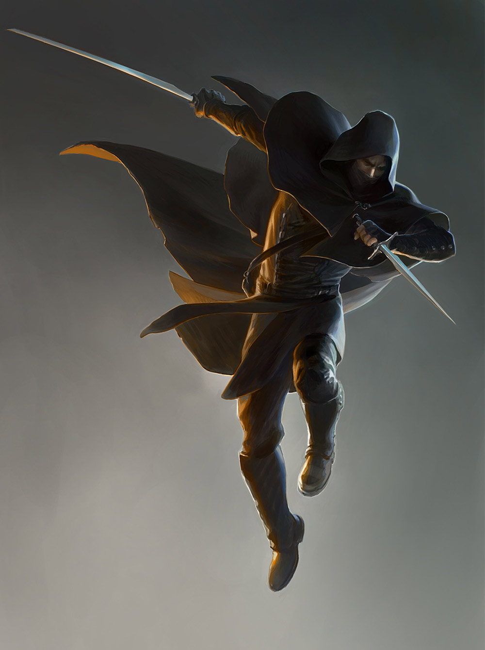 Corvo Early Concept Art from Dishonored