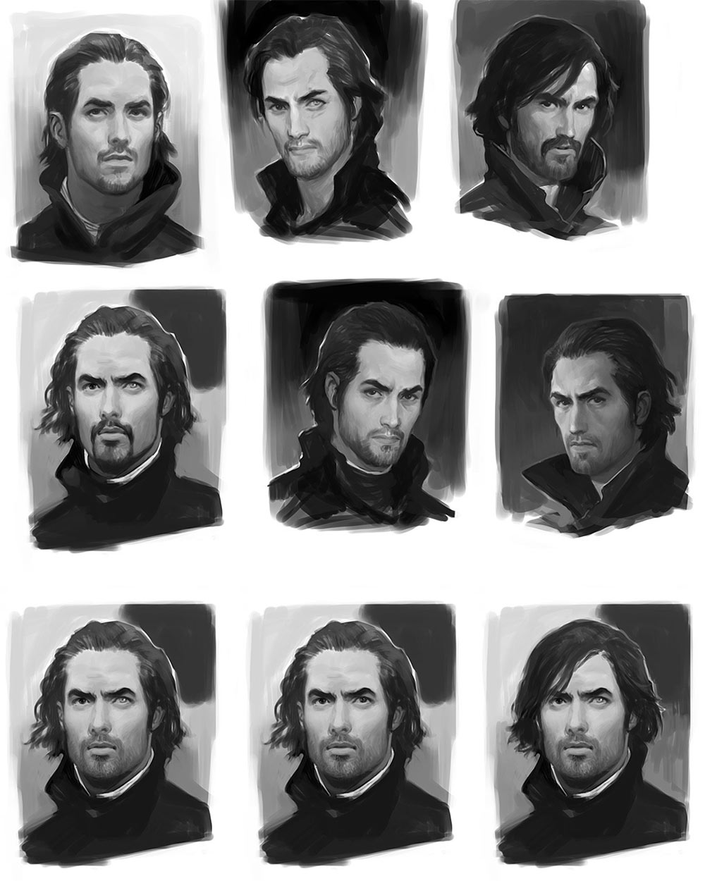 Corvo Faces Art from Dishonored