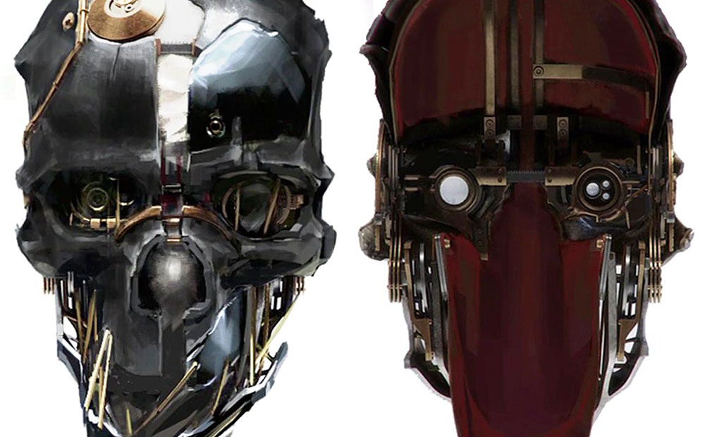 Corvo's Mask Art from Dishonored