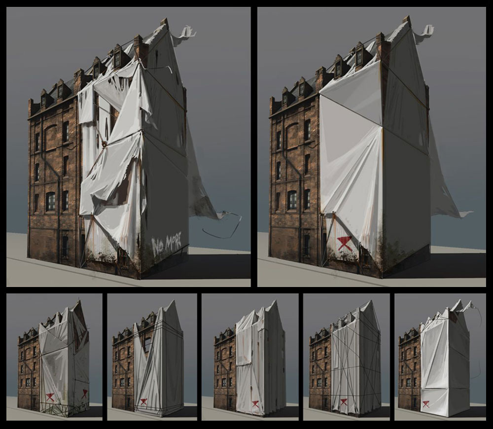 Covered Building Art from Dishonored