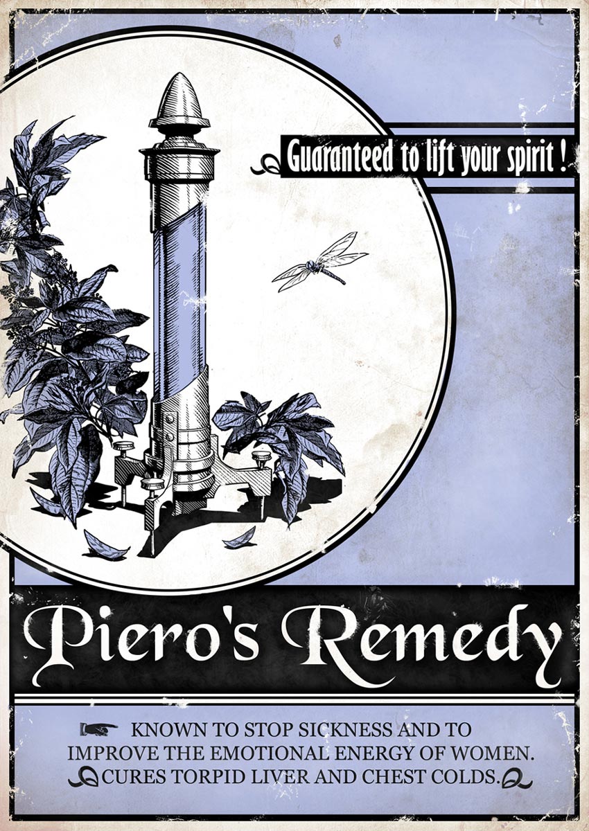 Piero's Remedy Poster Art from Dishonored