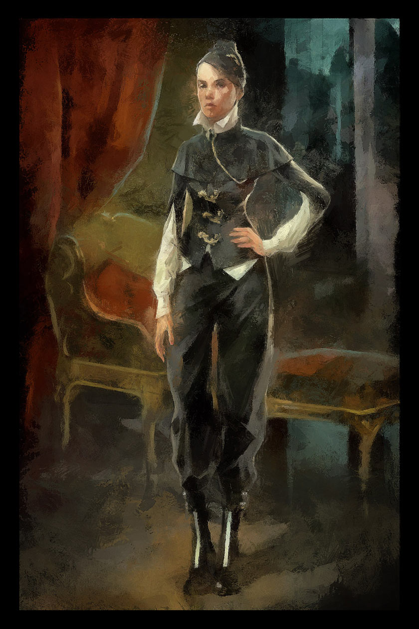 The Empress and the Empty Seat Art from Dishonored