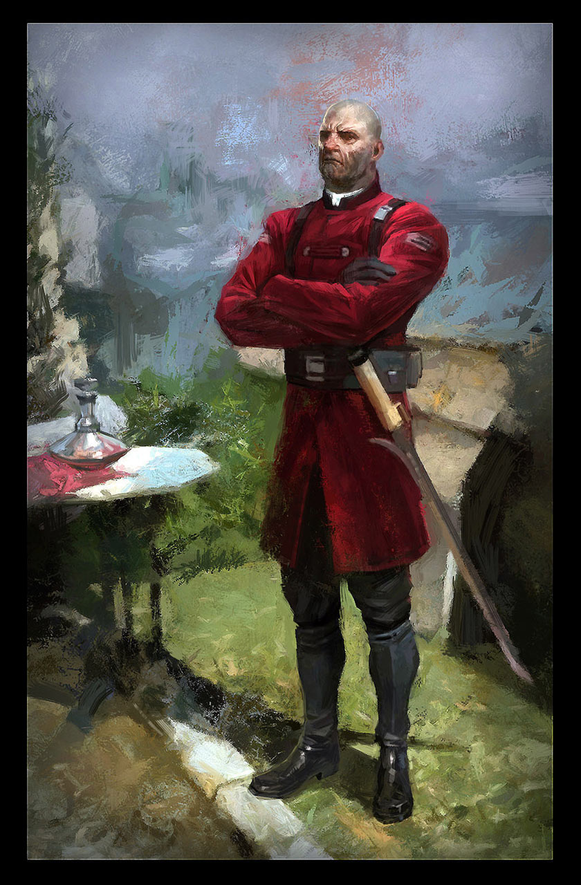 The Isometry of High Overseer Thaddeus Campbell Art from Dishonored