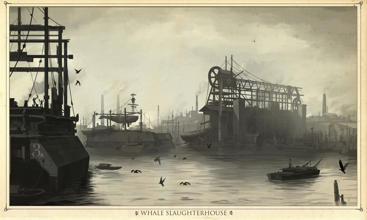 Whale Slaughterhouse Art from Dishonored