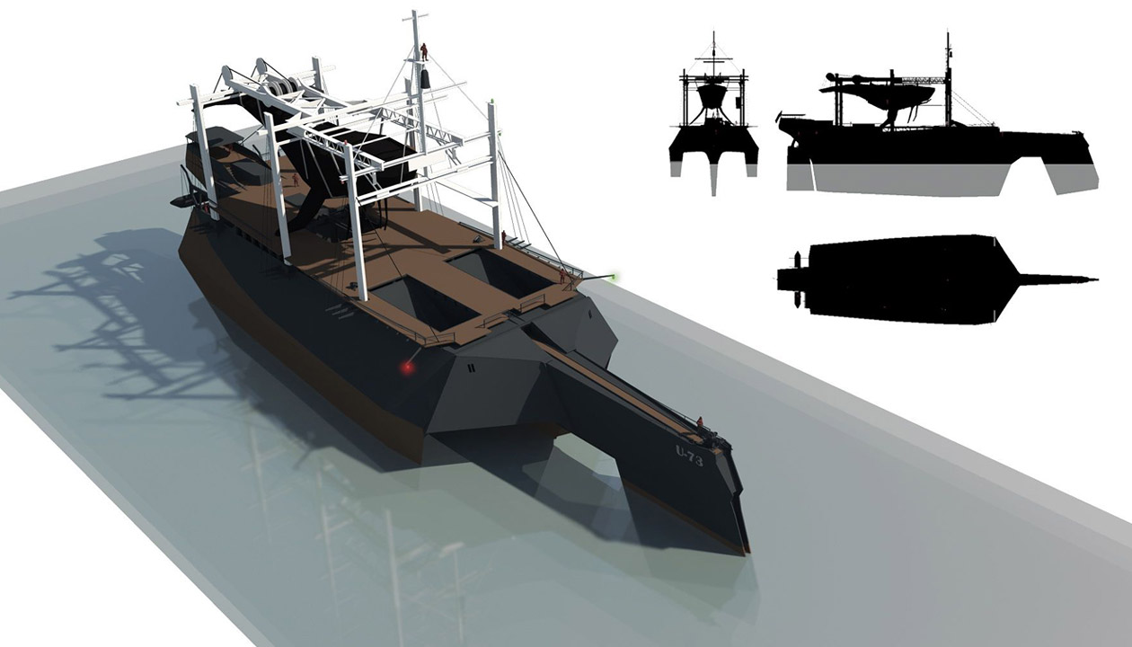Whaling Ship Concept Art from Dishonored