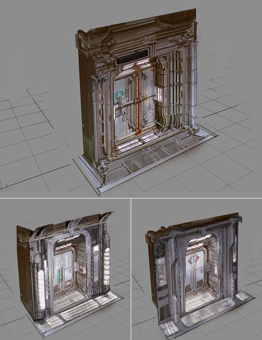 Clean Door Art from Dead Space