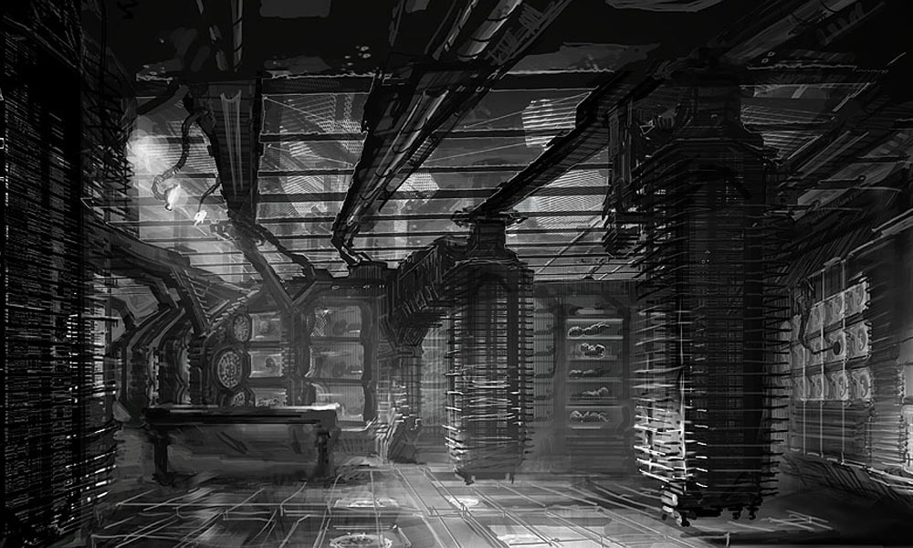 Clean Room Art from Dead Space