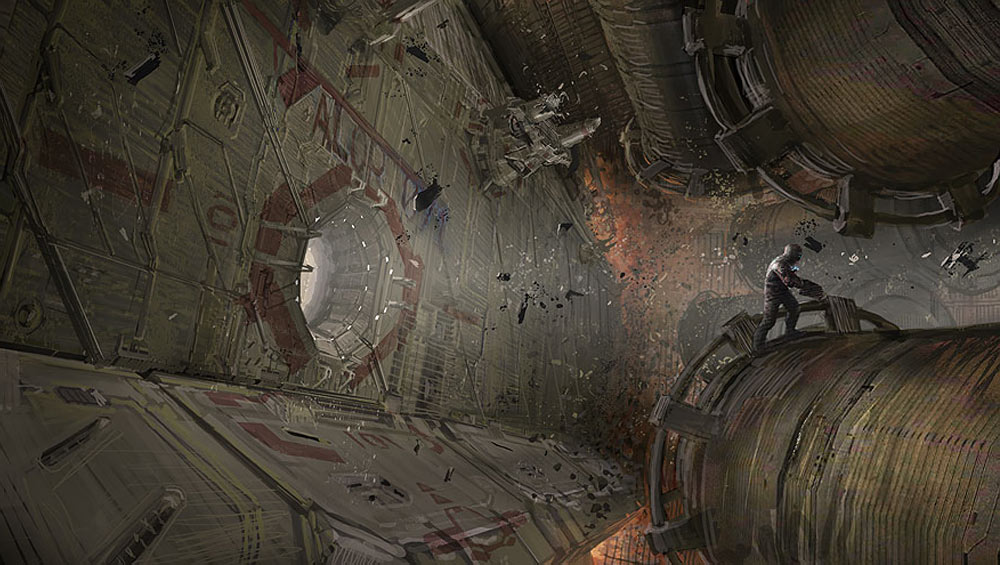 Crash Detail Art from Dead Space