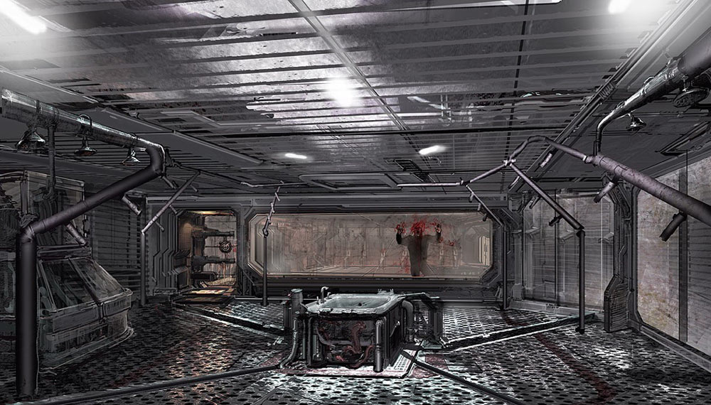 Decontamination Art from Dead Space