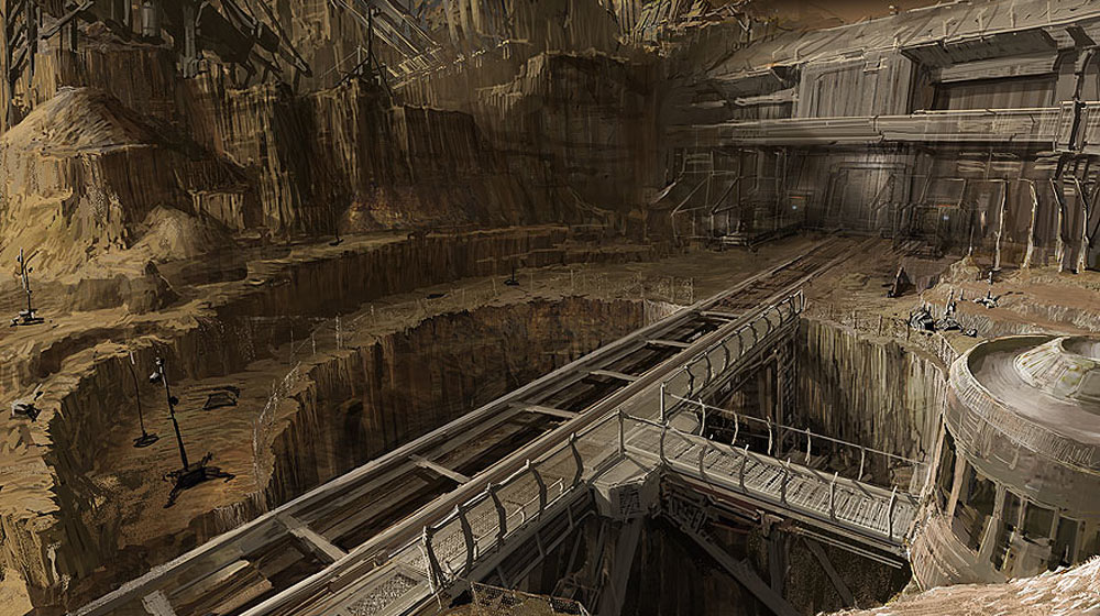 Excavation Art from Dead Space