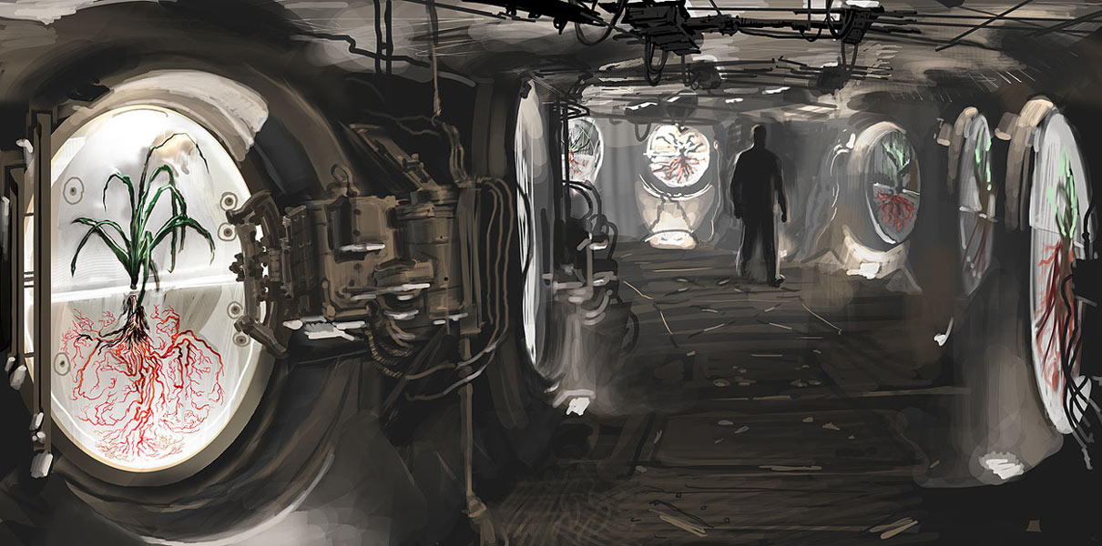 Hydro Pods Art from Dead Space