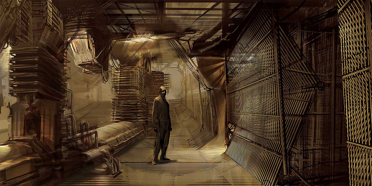 Hydroponics Deck Art from Dead Space