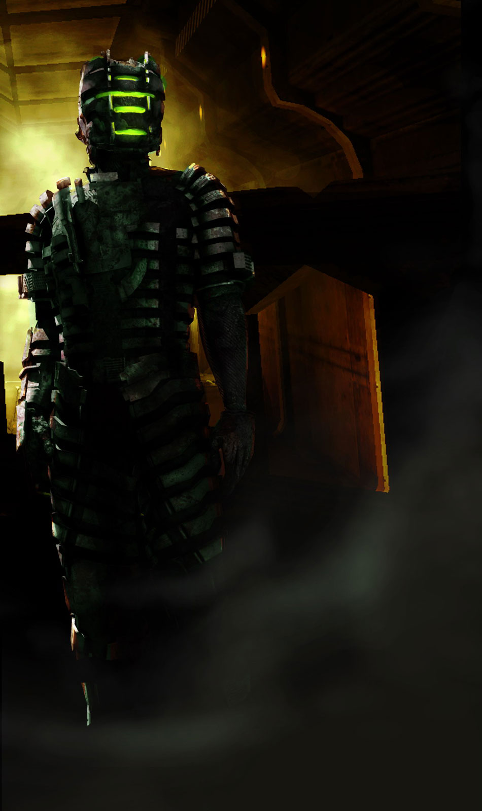 Isaac in Elite Advanced Suit Art from Dead Space